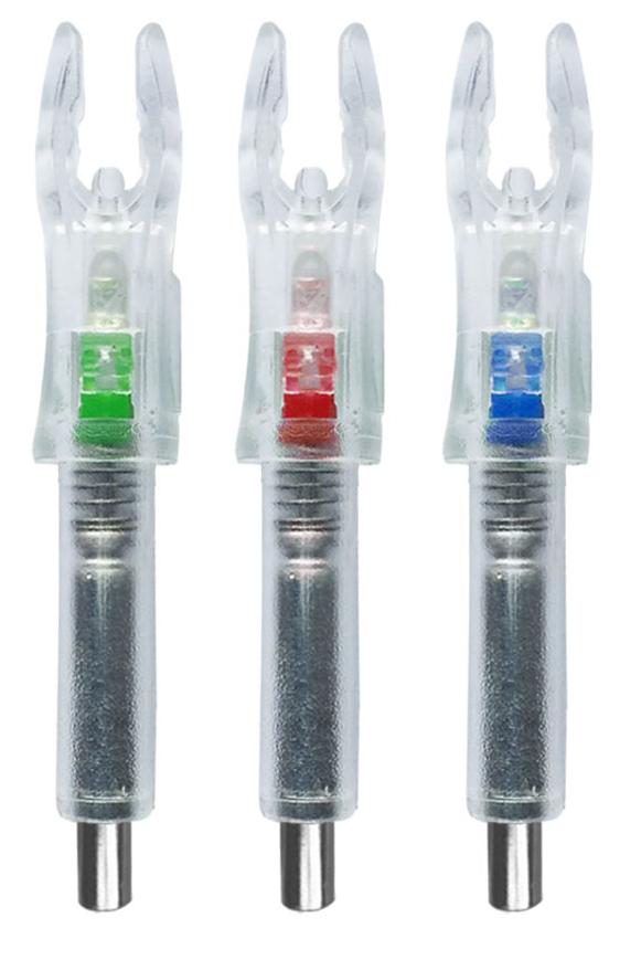  Хвостовик с подсветкой для лучных стрел 4,2 мм (3шт.) Красный 