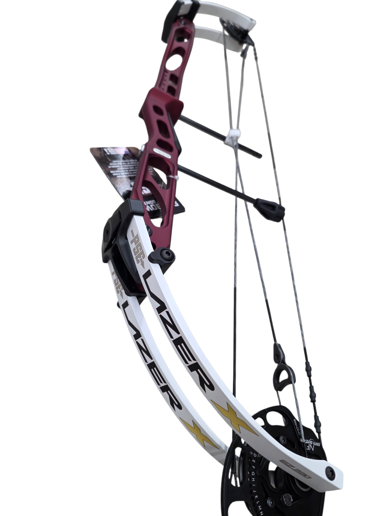 Лук блочный спортивный PSE Lazer X 2026 Красный  60 фунтов