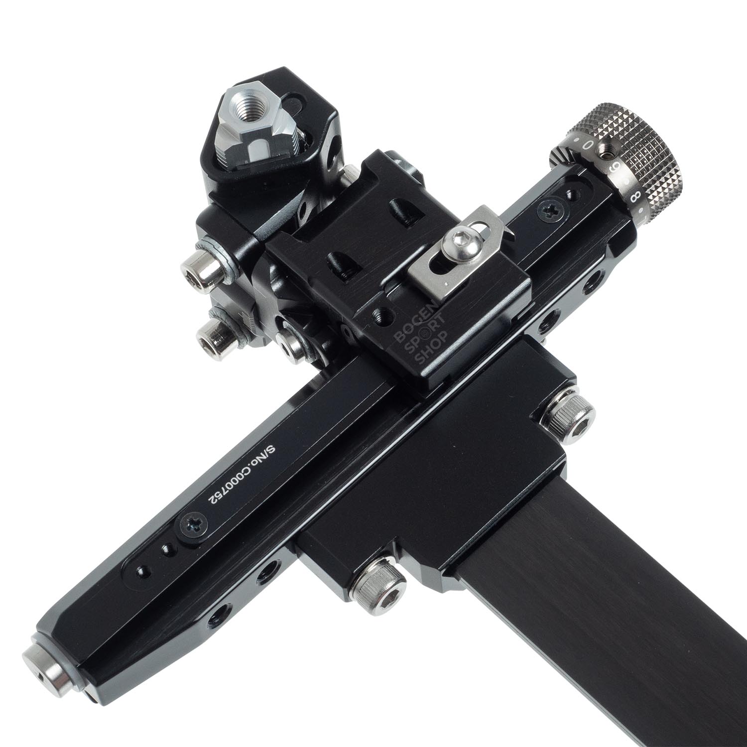 Спортивный прицел для блочного лука Shibuya Ultima CPX III 400-9 CARBON RH BLACK