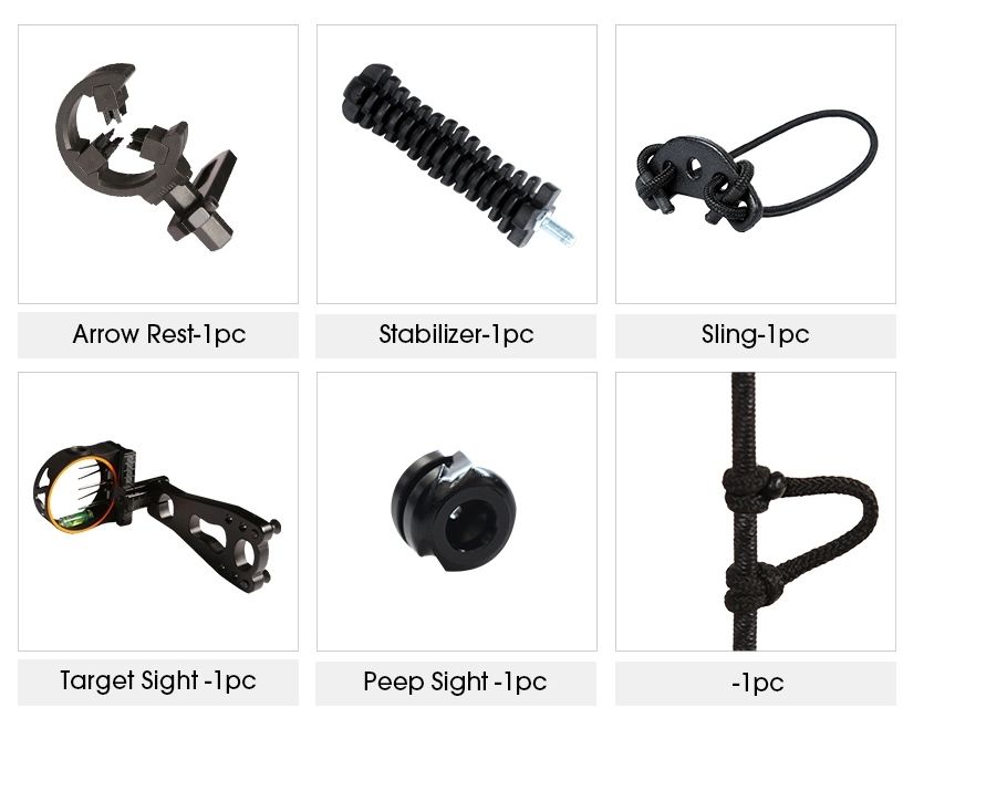 Набор аксессуаров для блочного лука Sanlida