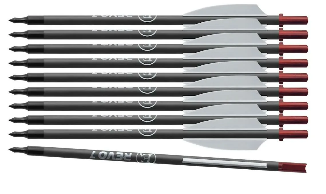 фото Стрела карбоновая 6,5" для арбалета Ek Revo 7 (комплект 10 шт.)																		 Стрела карбоновая 6,5" для арбалета Ek Revo 7 (комплект 10 шт.)