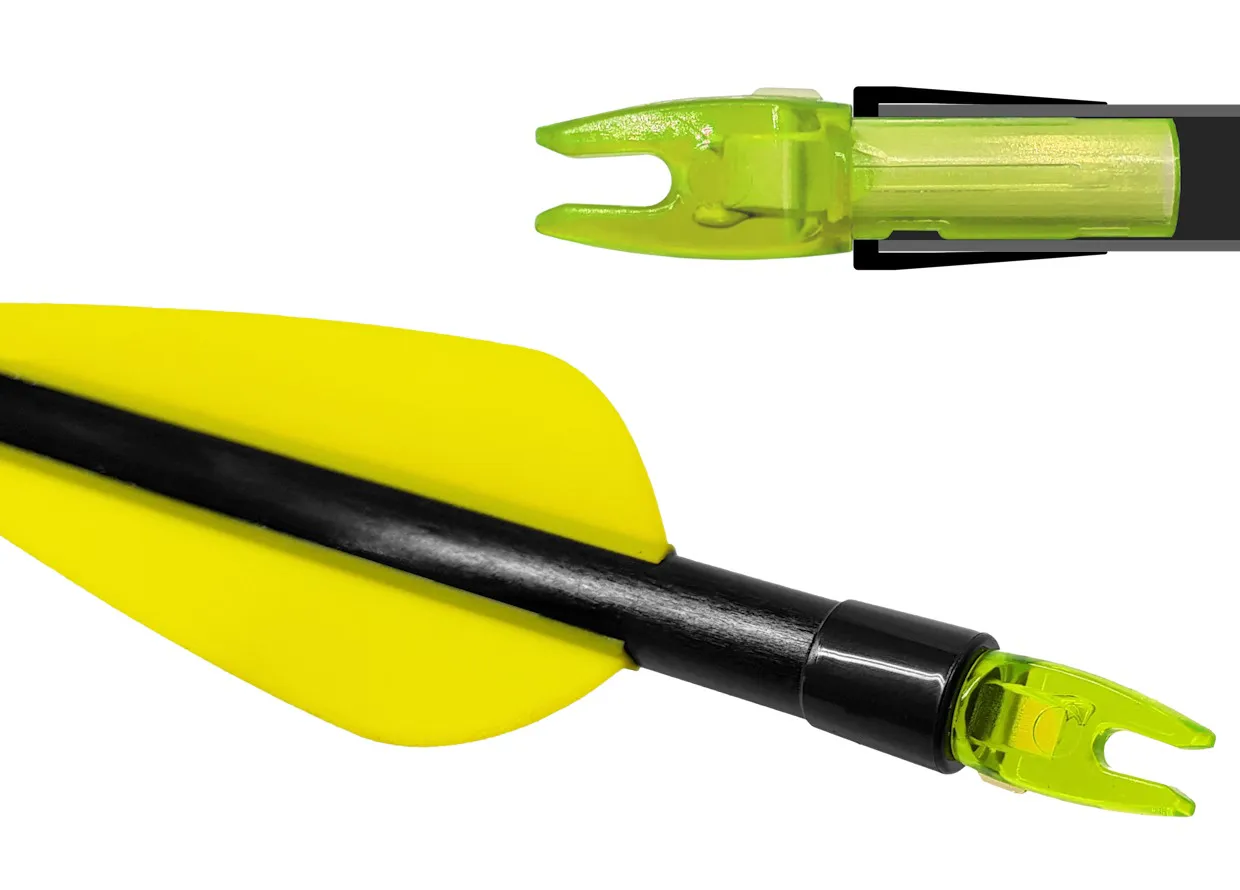 Стрела лучная фибергласс  Spark 500 оперение Parabolic 3"