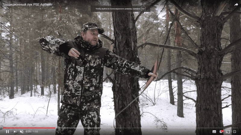 Дешевый американский  традиционный лук PSE Anthem