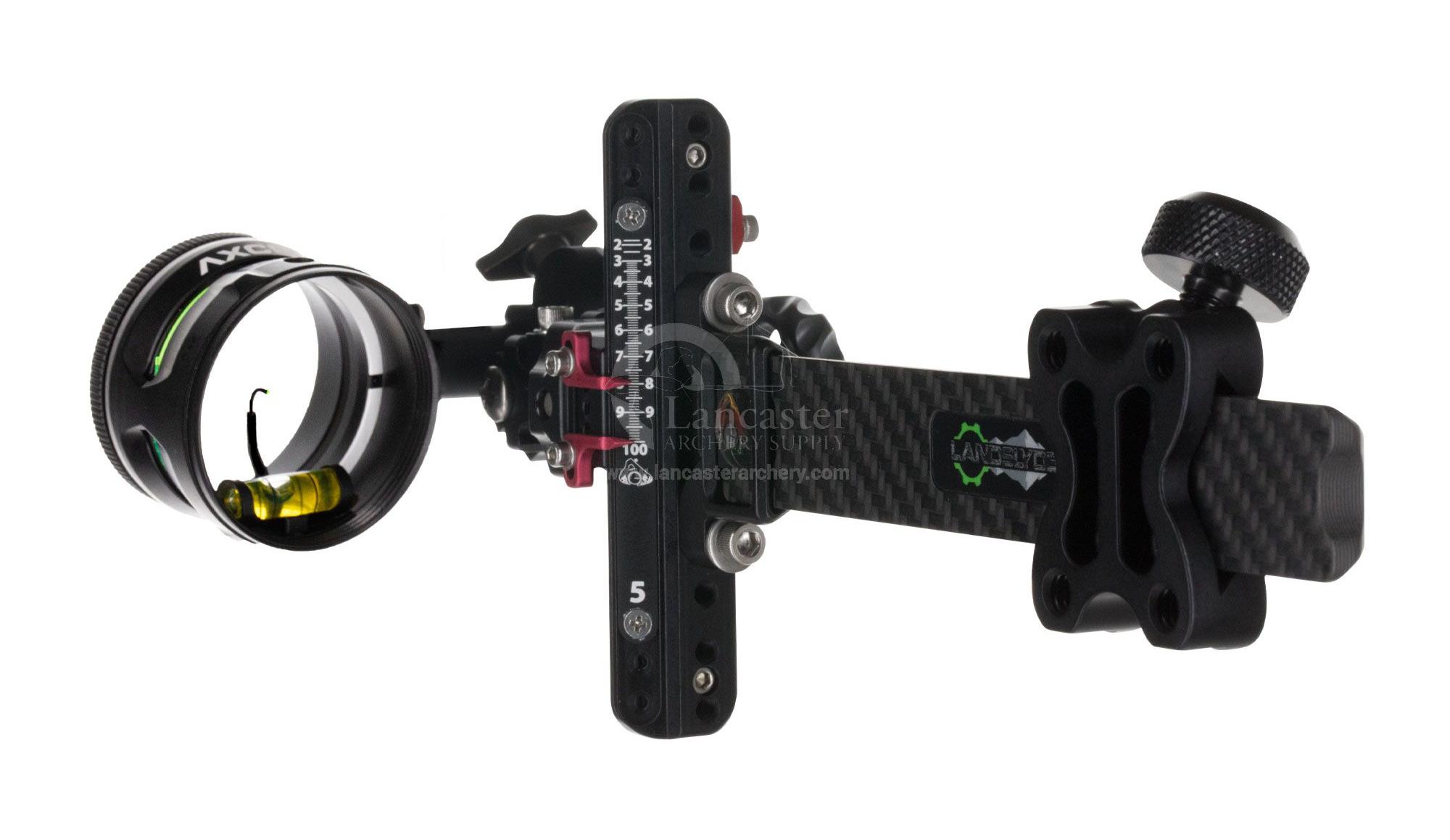 Прицел для лука Axcel LANDSLYDE Carbon Pro Single Pin Slider (AV-41 .010")