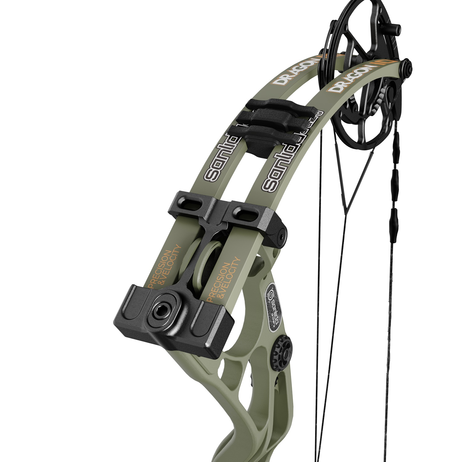 Запасные плечи для лука Sanlida Dragon 10 60-70 фунтов зеленые